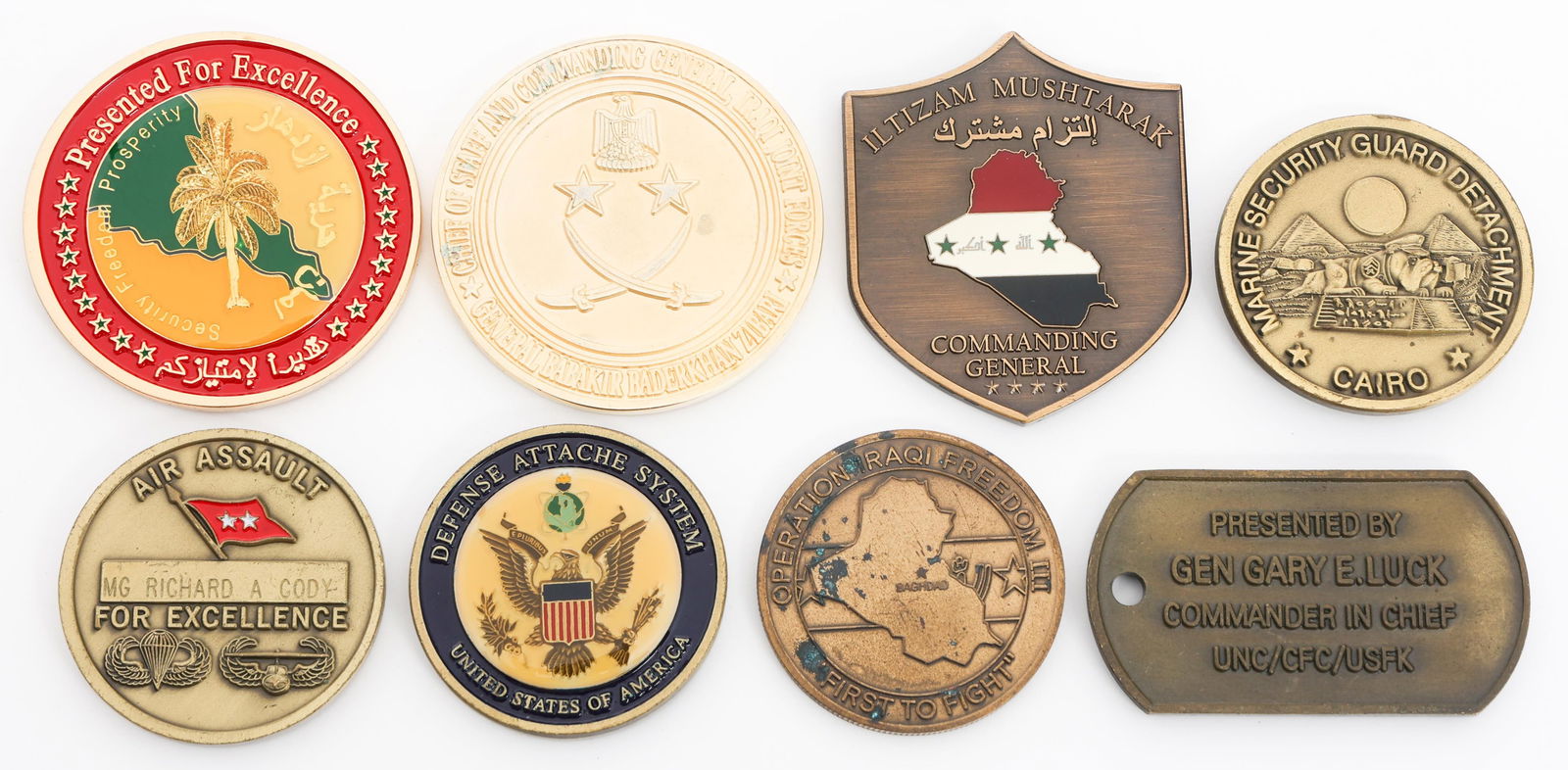 COLD WAR - CURRENT US ARMED FORCES CHALLENGE COINS - 6