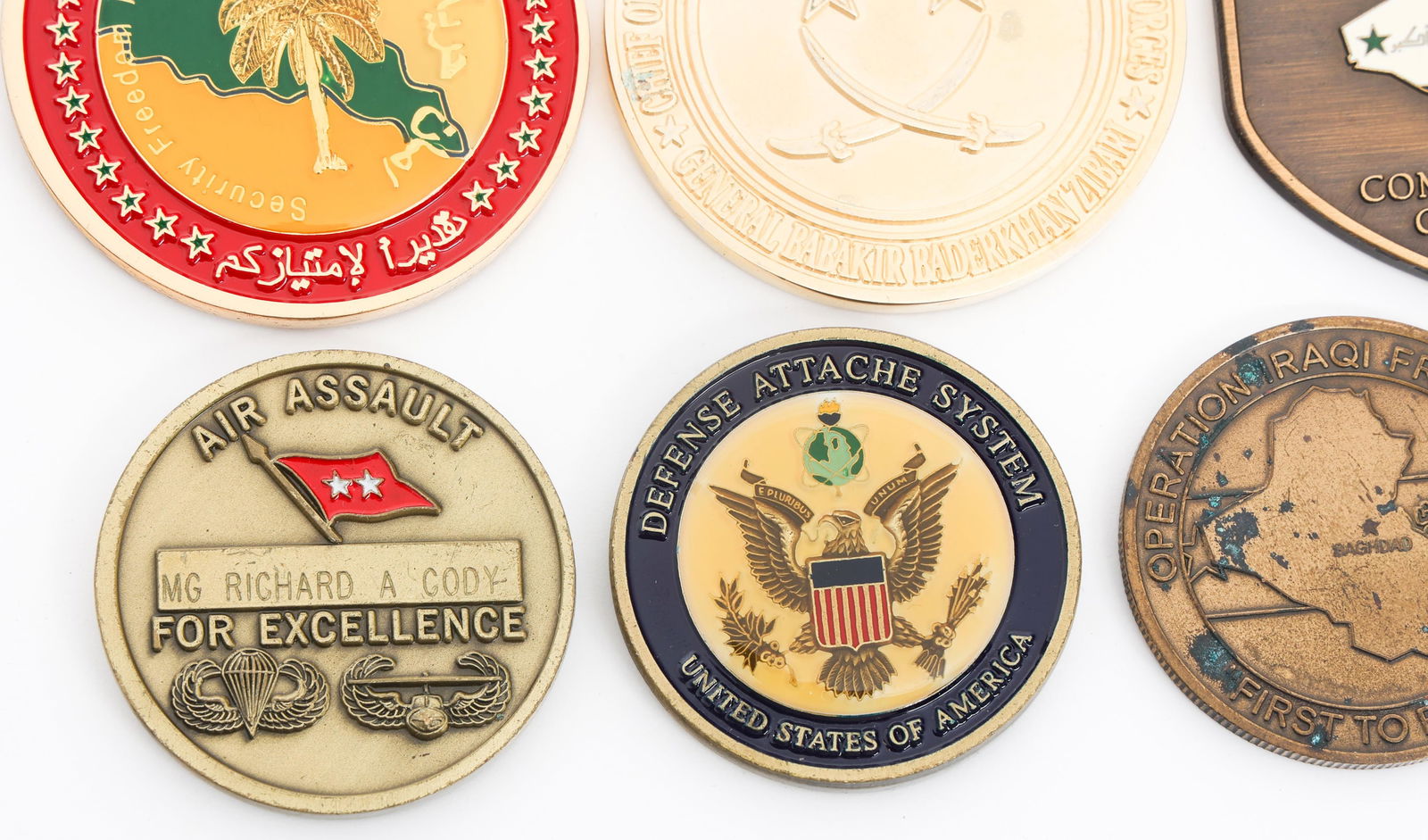 COLD WAR - CURRENT US ARMED FORCES CHALLENGE COINS - 9