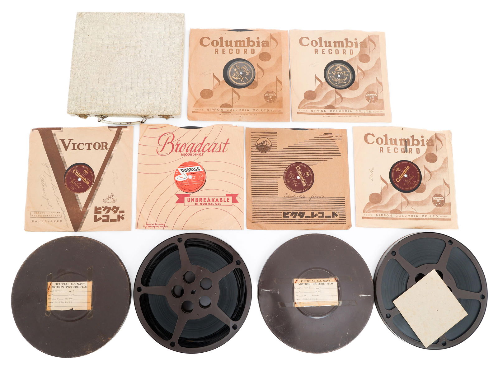 WWII PACIFIC THEATER MUSIC RECORDS & PICTURE FILMS (1 of 14)