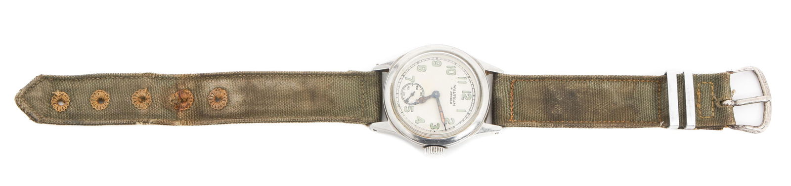 WWII US ARMY WRISTWATCH by WALTHAM (1 of 6)