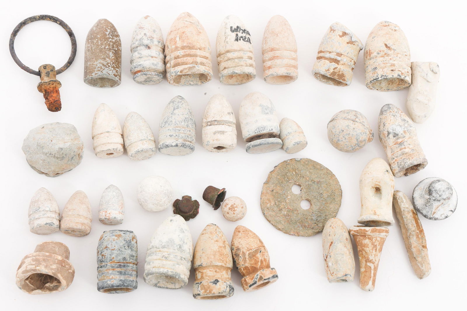 CIVIL WAR US CARTRIDGES & BUTTON DUG RELICS (1 of 5)