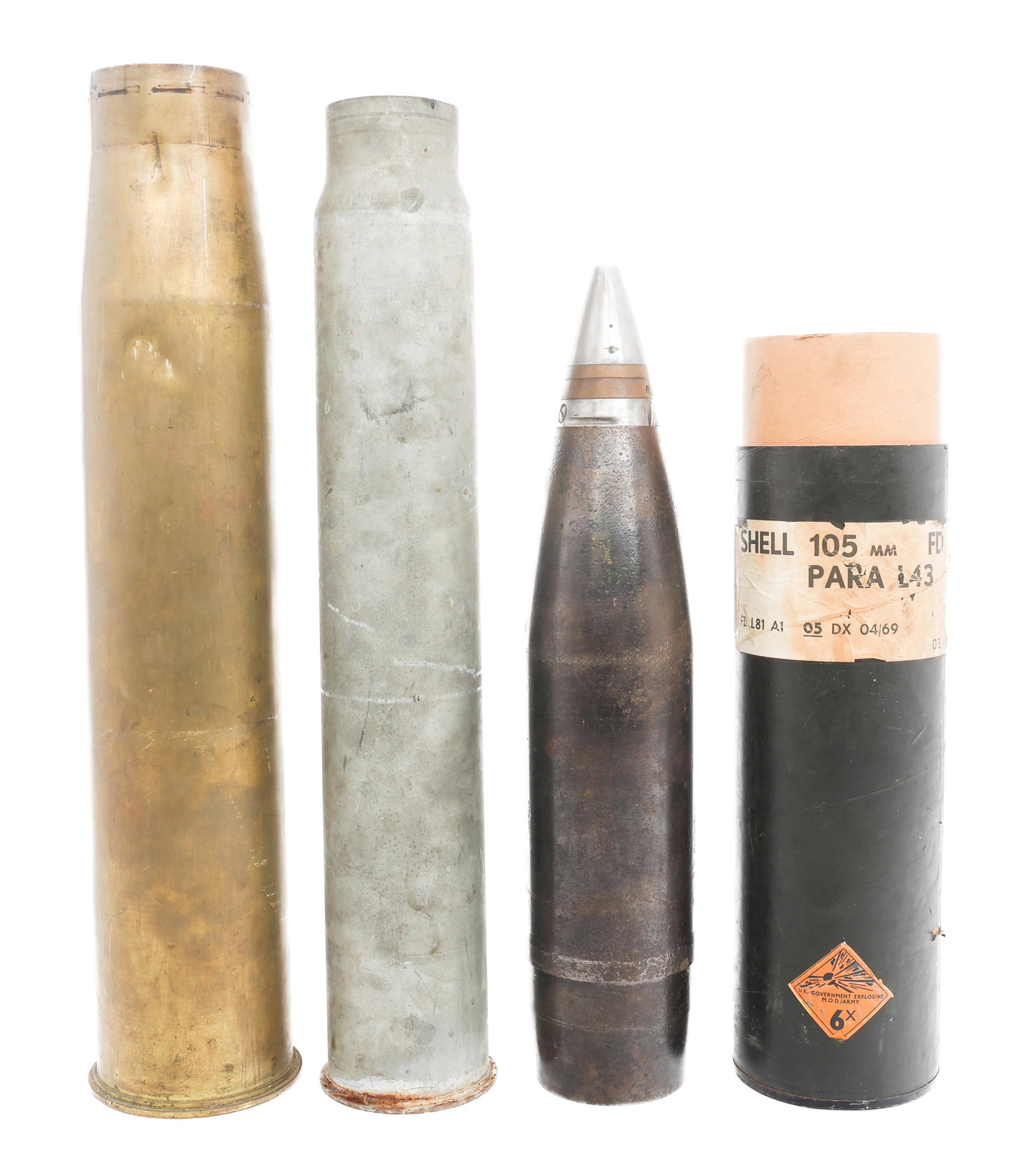 WWII - COLD WAR US & UK ARTILLERY SHELLS (1 of 17)