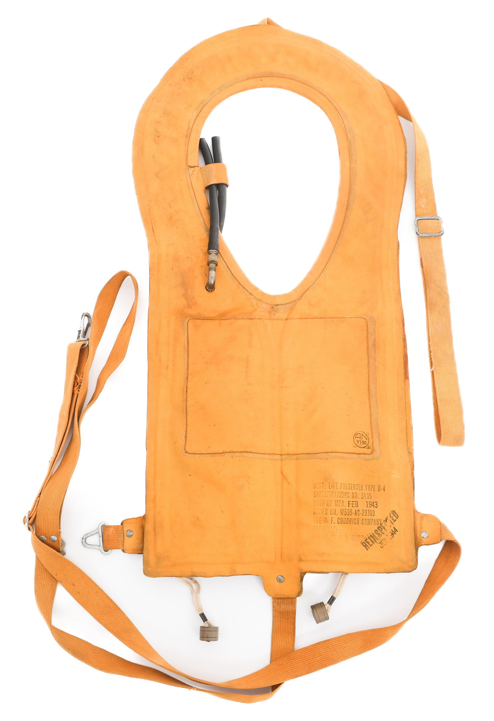 WWII US ARMY TYPE B-4 LIFE JACKET (1 of 9)