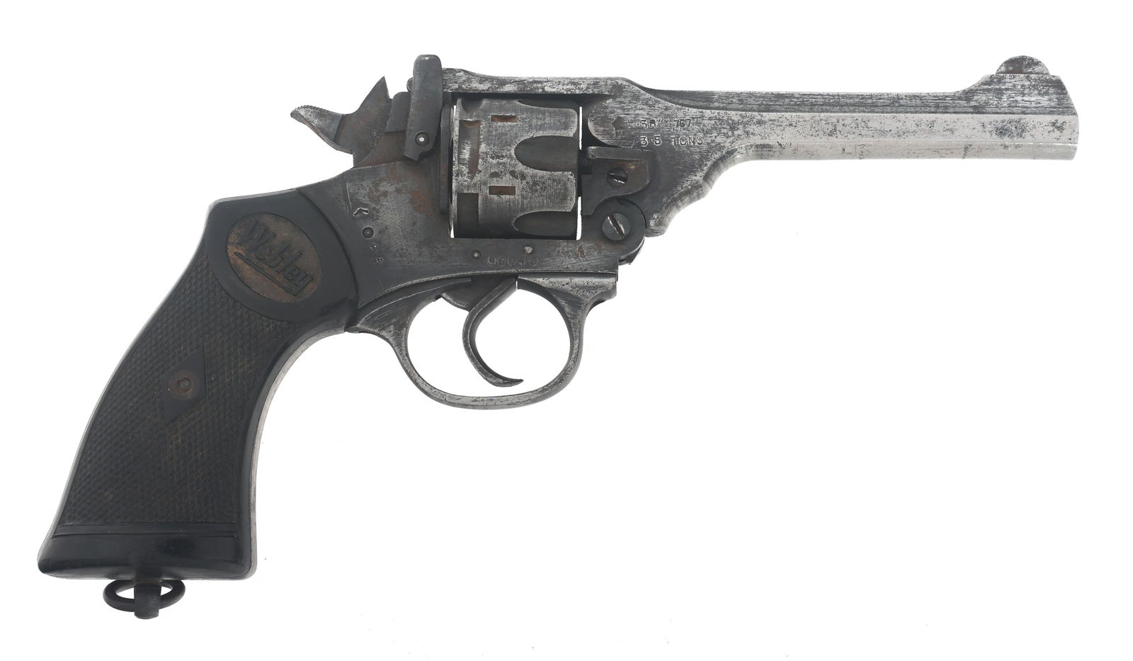 BRITISH WEBLEY MARK IV .38 CALIBER DA REVOLVER (1 of 12)