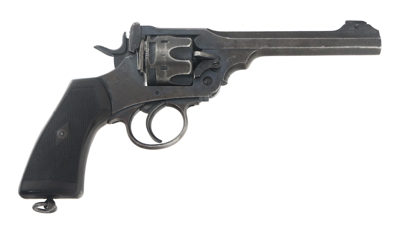 WWI WEBLEY MARK VI .45 TOP BREAK DA REVOLVER (1 of 17)