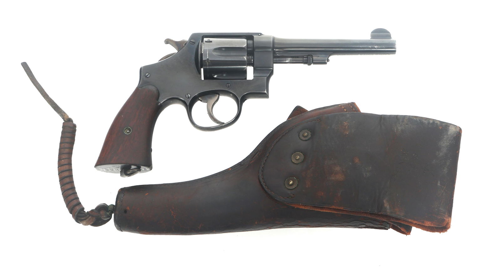 WWI US ARMY SMITH & WESSON MODEL 1917 DA REVOLVER (1 of 18)