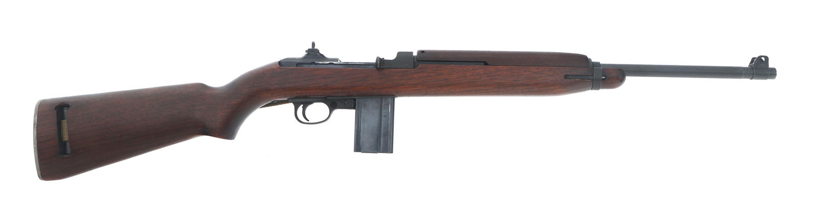 WWII US INLAND DIV MODEL M1 .30 CALIBER CARBINE: WWII US INLAND DIV MODEL M1 .30 CALIBER CARBINE 1943 US Inland Division Model M1 .30 caliber carbine. First production block. Muzzle gauges 1.0. Receiver stamped US Carbine Cal .30 M1 and Inland Div.