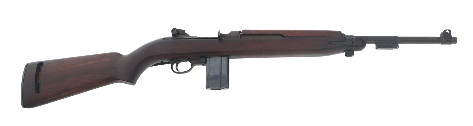 1944 WWII US INLAND DIV M1 .30 CALIBER CARBINE: 1944 WWII US INLAND DIV M1 .30 CALIBER CARBINE 1944 WWII US Inland Division M1 .30 caliber carbine. Third production block. Muzzle gauges 0.0. Receiver stamped U.S. Carbine - Cal. 30 M1 and Inland Div
