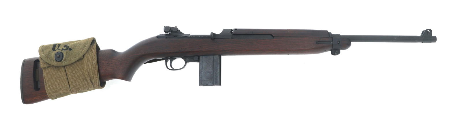 1944 WWII US INLAND DIV M1 .30 CALIBER CARBINE: 1944 WWII US INLAND DIV M1 .30 CALIBER CARBINE 1944 WWII US Inland Division M1 .30 caliber carbine. Third production block. Muzzle gauges 2.0. Receiver stamped U.S. Carbine - Cal. 30 M1 and inland Div