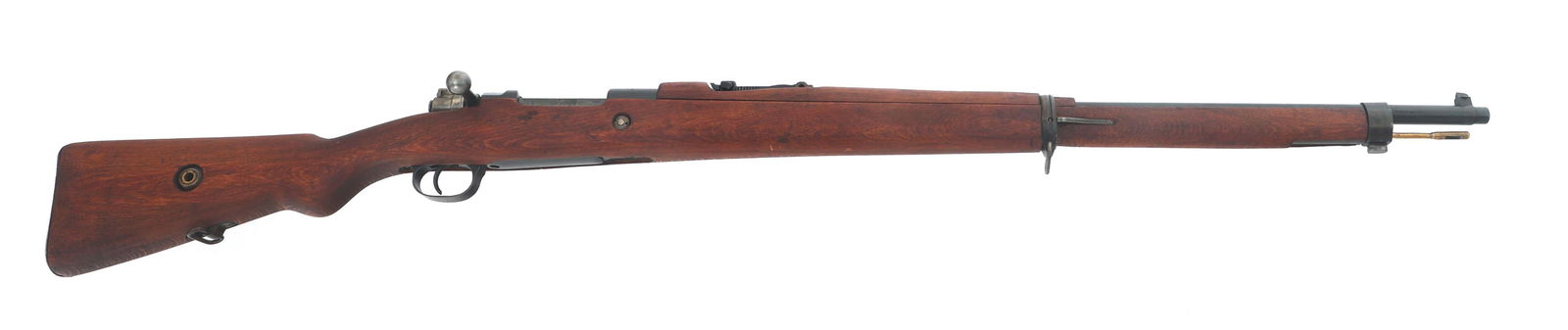 1943 TURKISH KIRIKKALE MODEL 1938 7.92x57mm RIFLE: 1943 TURKISH KIRIKKALE MODEL 1938 7.92x57mm RIFLE 1943 Turkish Kirikkale Model 1938 7.92x57mm caliber bolt action Mauser rifle. CAI import mark. Receiver stamped TC - ASFA - ANKARA - K.Kale - faint 19