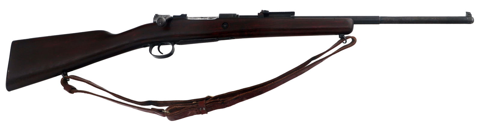 SPORTERIZED 1923 OVIEDO M1916 7mm CALIBER RIFLE: SPORTERIZED 1923 OVIEDO M1916 7mm CALIBER RIFLE Sporterized 1923 Spanish Oviedo Model 1916 7x57mm caliber bolt action mauser rifle. No import stamp. Receiver stamped Fabrica De Armas Oviedo 1923. Seri