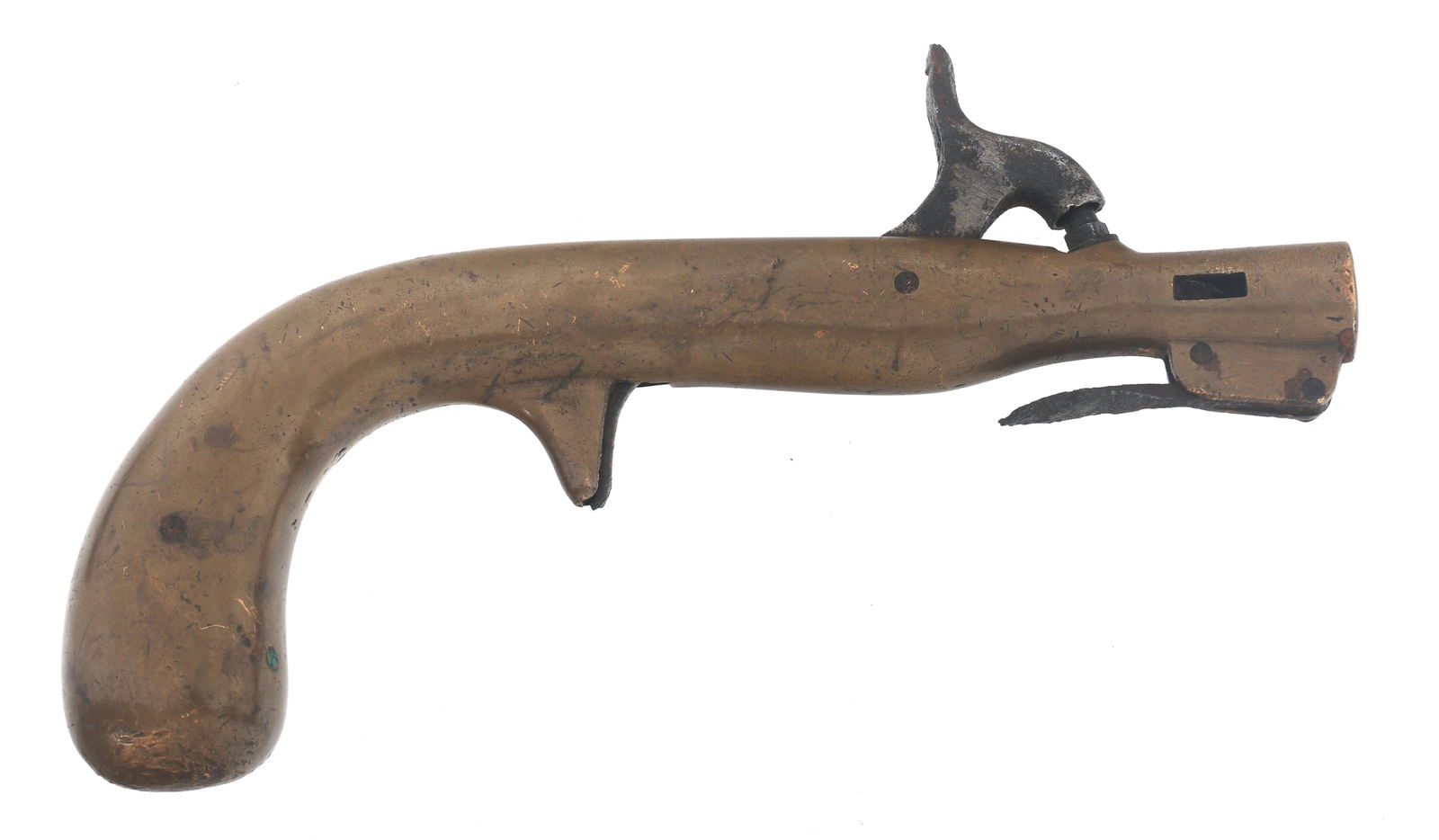 US NAVY MODEL 1861 COSTON FLARE PISTOL: US NAVY MODEL 1861 COSTON FLARE PISTOL US Navy Model 1861 Coston flare pistol. Caliber / Gauge: 75 Barrel Length: 1.25" Classification: Non-firearm / Signal Device Note: Shipping & Payment 