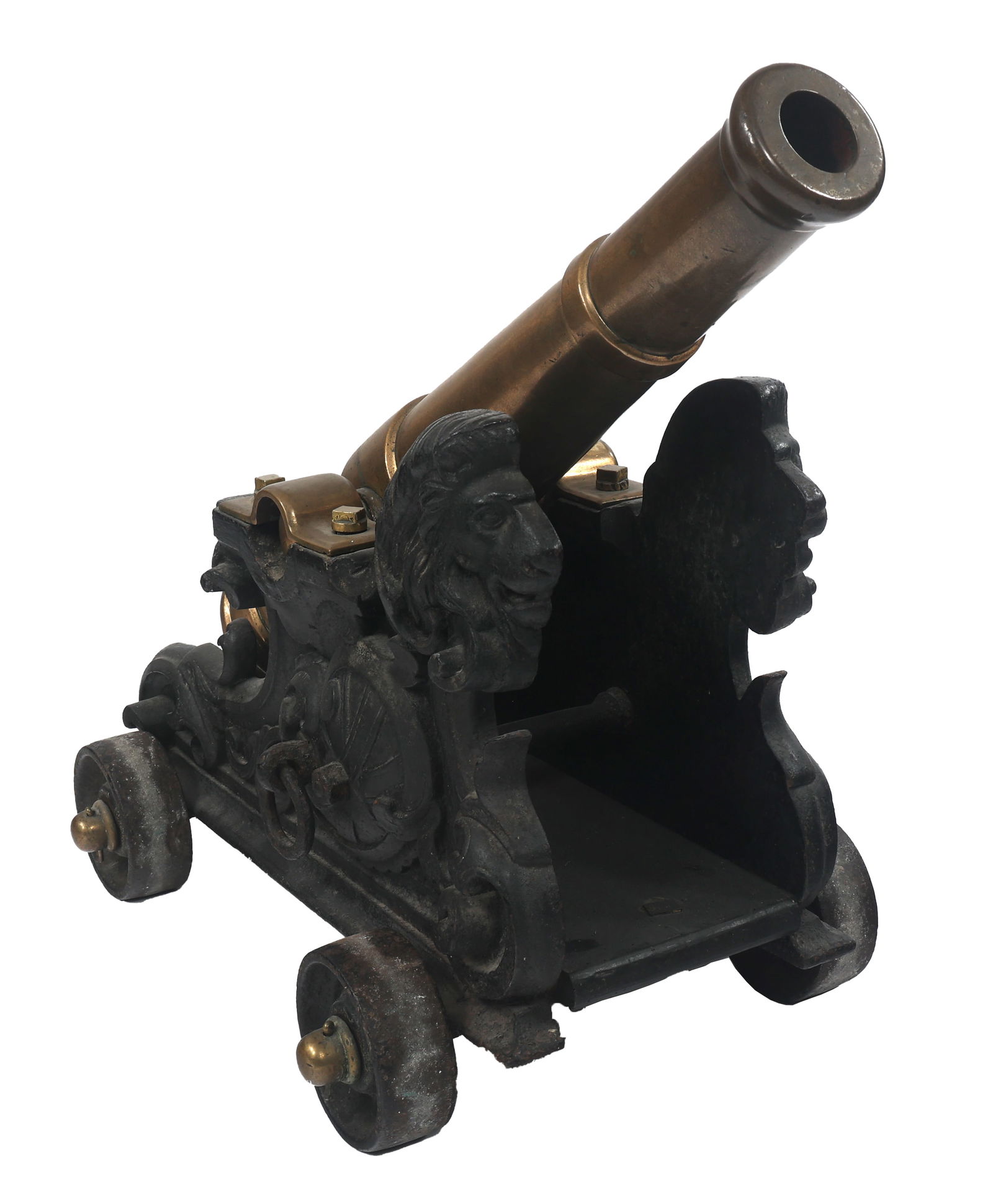 VICTORIAN BRASS CANNON (1 of 6)