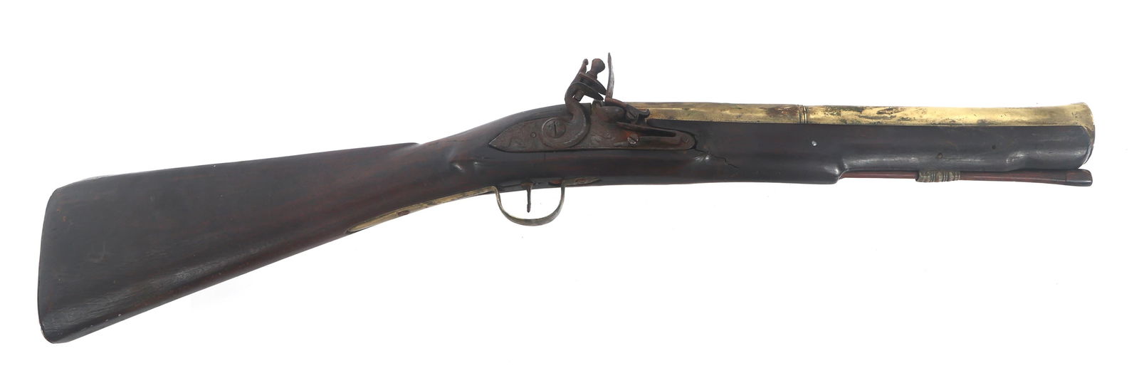 BRITISH BRASS BARRELED BLUNDERBUSS (1 of 11)