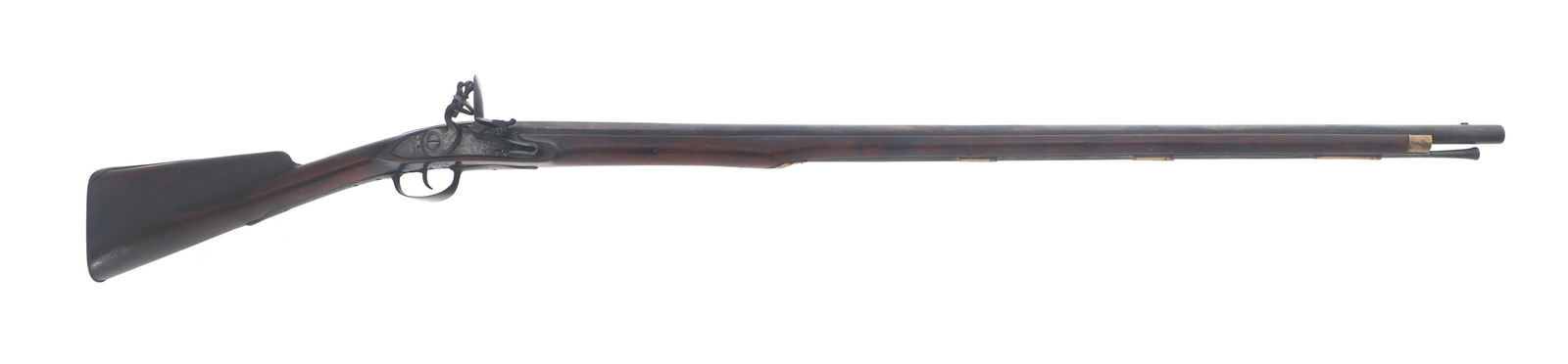 SMOOTH BORE .69 CALIBER FLINTLOCK MUSKET (1 of 11)