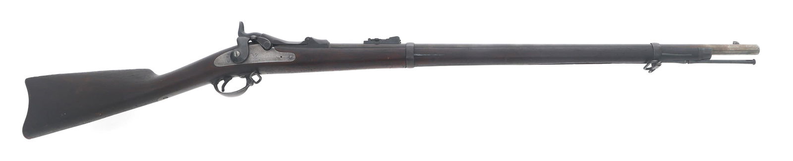 US SPRINGFIELD MODEL 1873 .45-70 TRAPDOOR RIFLE (1 of 12)