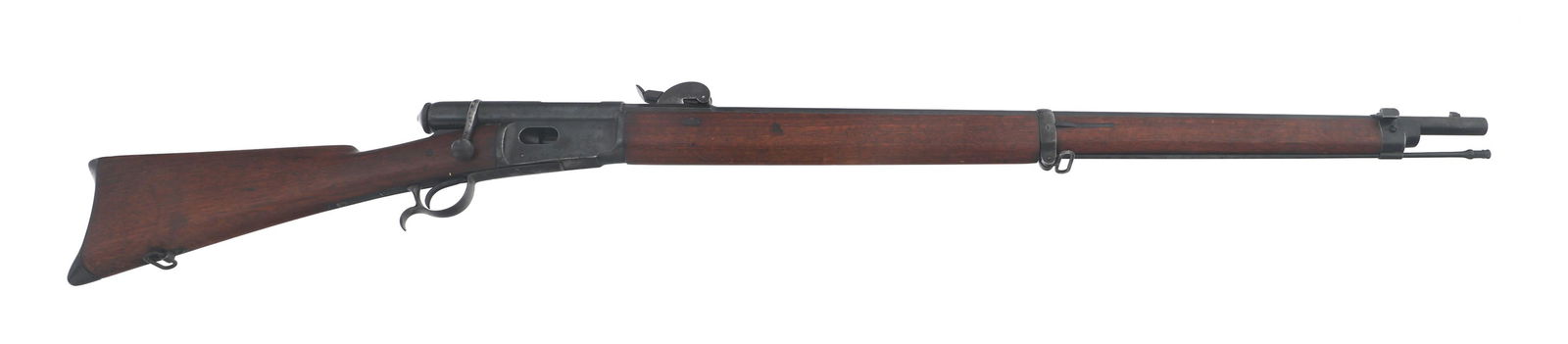 SWISS BERN MODEL 1878 10.4x38mm VETTERLI RIFLE: SWISS BERN MODEL 1878 10.4x38mm VETTERLI RIFLE Switzerland Bern Model 1878 10.4x38mm Swiss caliber bolt action Vetterli rifle. Left side of receiver stamped cross / Waffenfabrik Bern / M. 78. Serial n