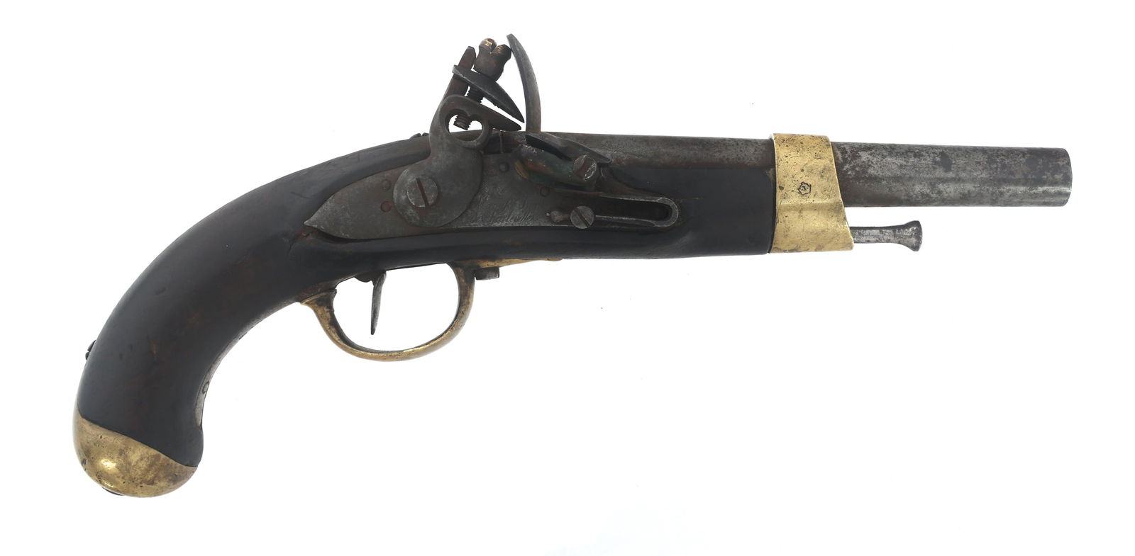 FRENCH CHARLEVILLE MODEL AN XIII FLINTLOCK PISTOL (1 of 12)