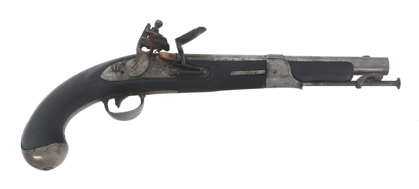 US SIMEON NORTH MODEL 1819 54 CAL FLINTLOCK PISTOL (1 of 13)