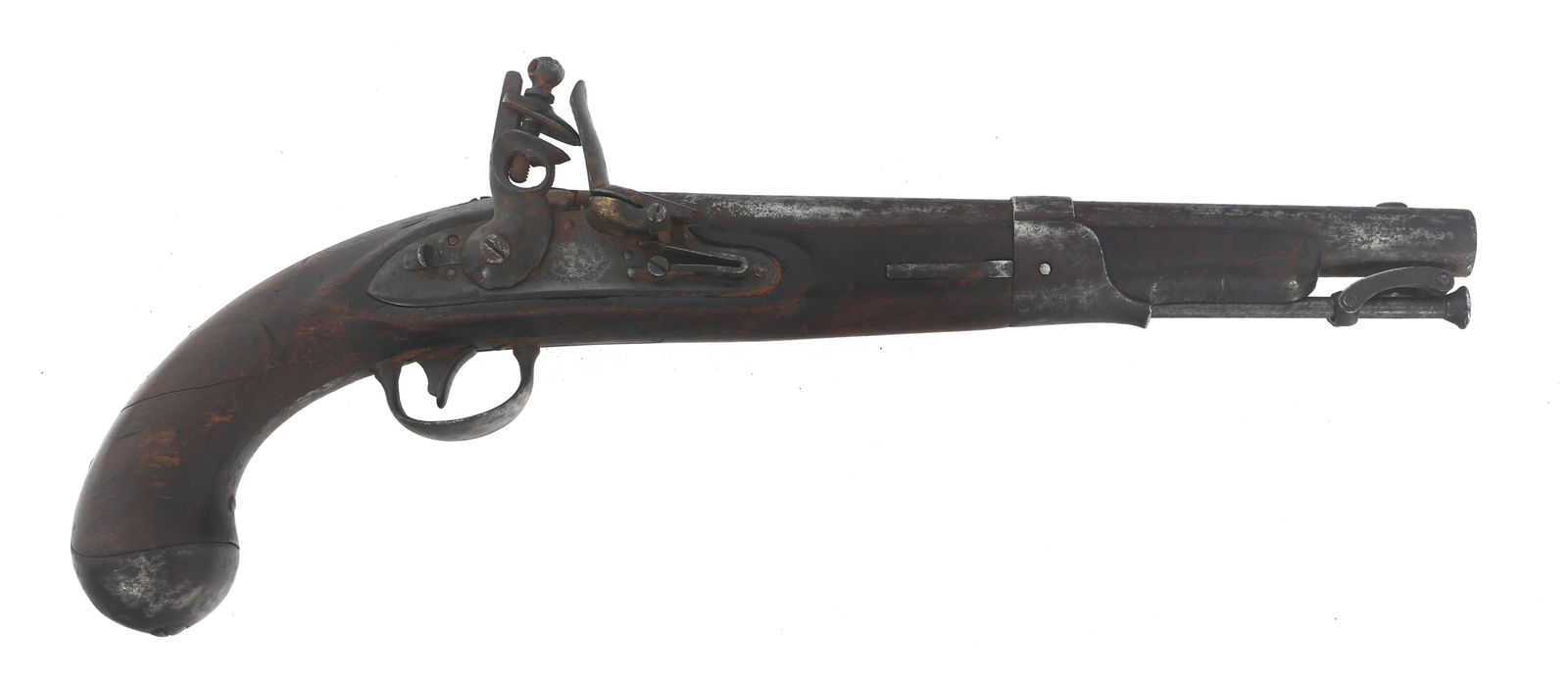 US SIMEON NORTH MODEL 1819 54 CAL FLINTLOCK PISTOL (1 of 12)