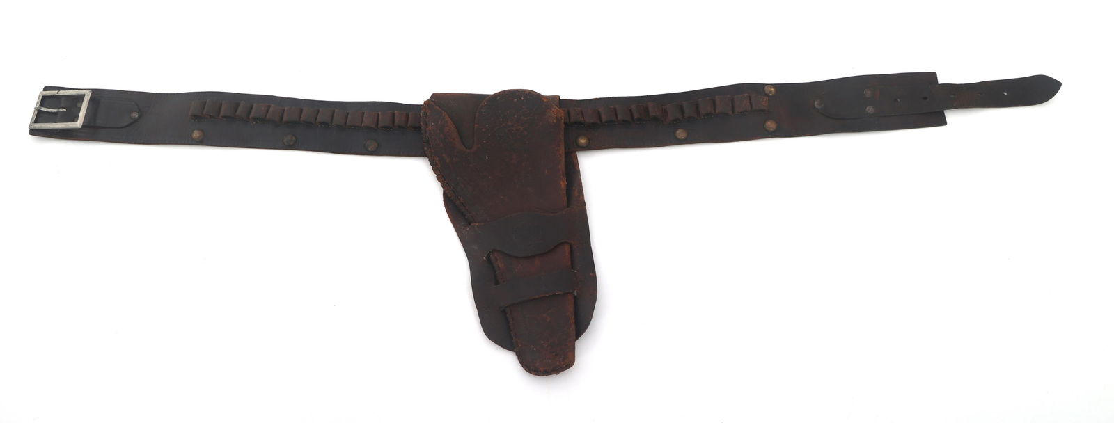 COLT SINGLE ACTION ARMY LEATHER HOLSTER AND BELT (1 of 5)