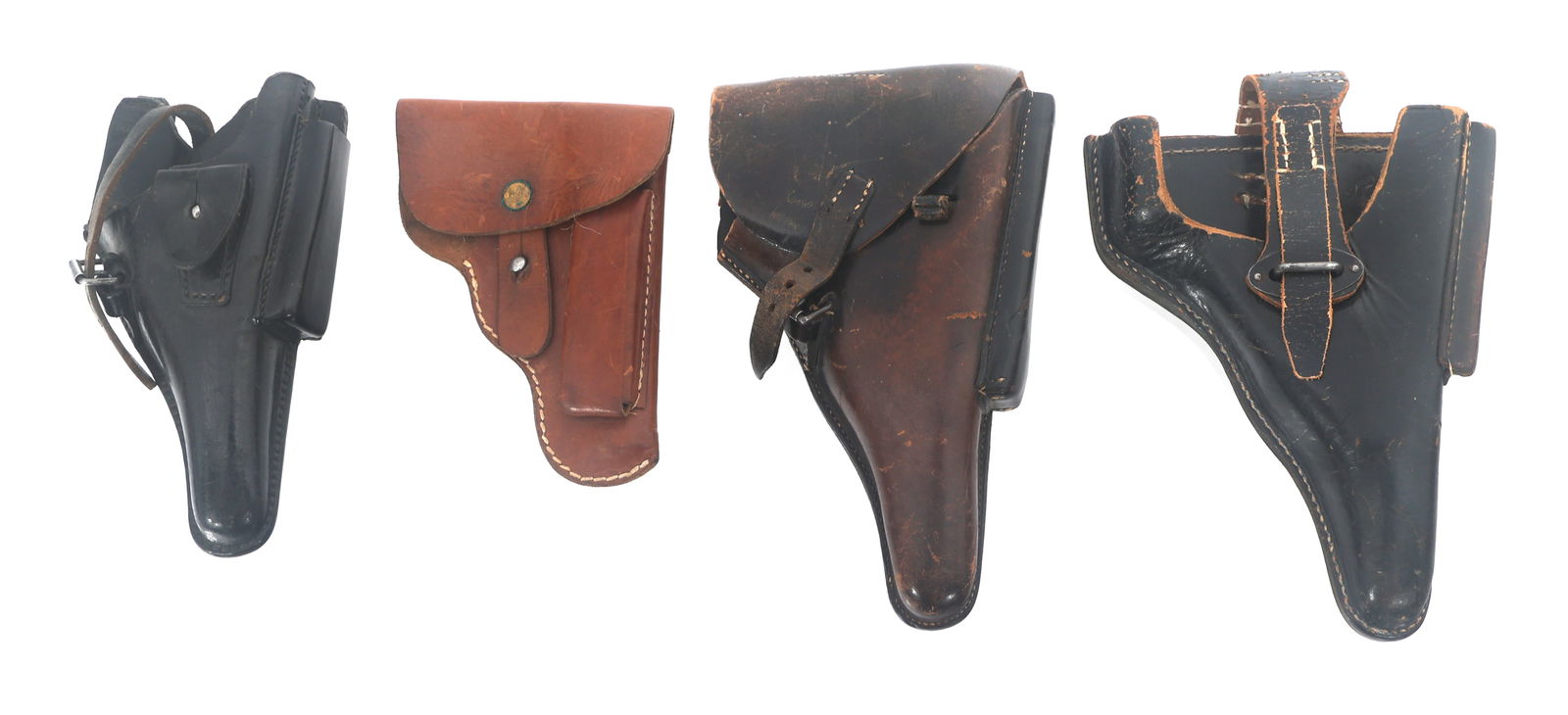 WWII LEATHER PISTOL HOLSTERS (1 of 5)