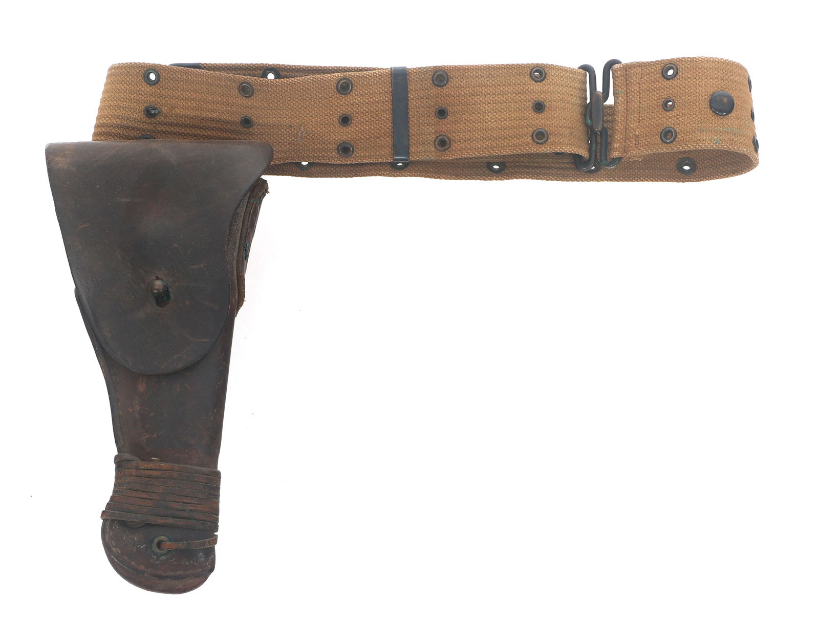 US M1916 HOLSTER AND M1910 PISTOL BELT (1 of 5)