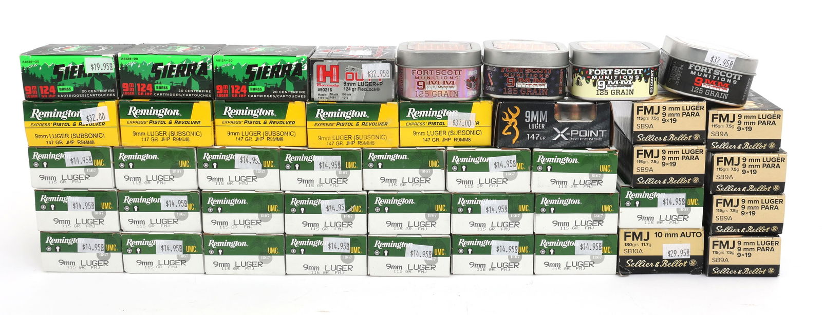 9mm CALIBER HANDGUN AMMUNITION - 50 LBS TGW (1 of 4)