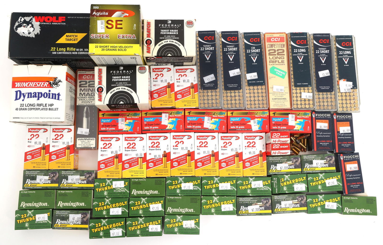 22 LR CALIBER AMMUNITION - 35 POUNDS TGW (1 of 5)