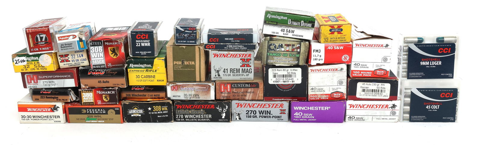 HANDGUN AND RIFLE AMMUNITION - 27 POUNDS TGW (1 of 4)