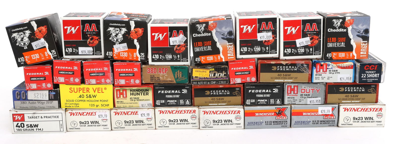 HANDGUN AND .410 SHOTGUN AMMUNITION - 30 LBS TGW (1 of 3)