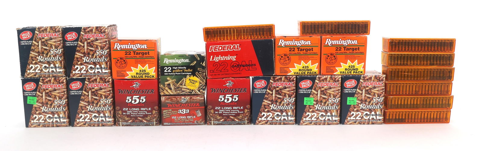 22 LR CALIBER RIFLE AMMUNITION - 60 POUNDS TGW (1 of 4)