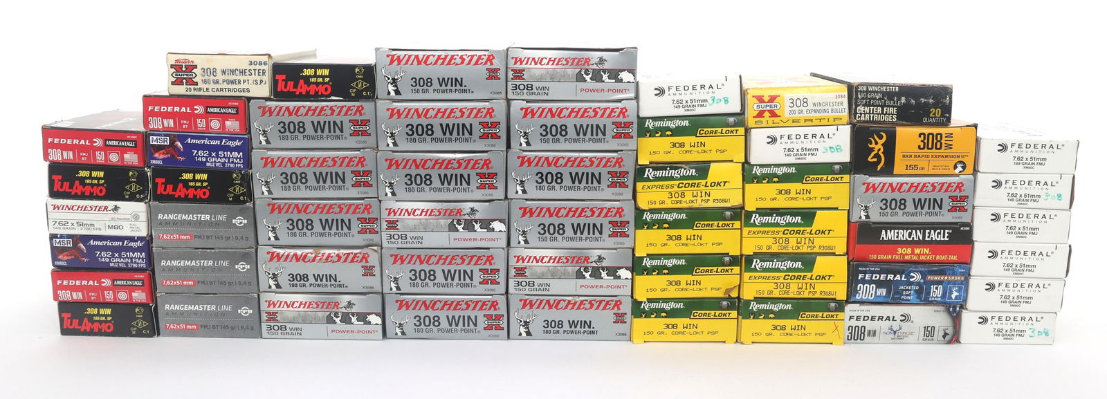 308 WIN CALIBER RIFLE AMMUNITION - 60 POUNDS TGW (1 of 4)