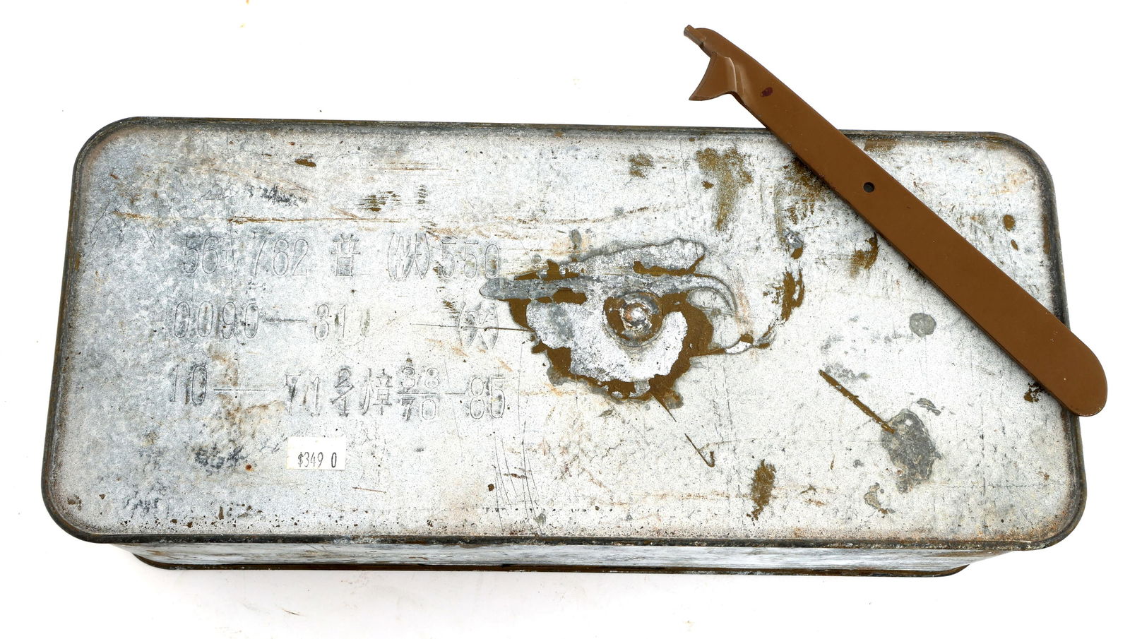 7.62x39mm CALIBER AMMUNITION 550 ROUNDS: 7.62x39mm CALIBER AMMUNITION 550 ROUNDS 550 Rounds 7.62x39mm caliber rifle ammunition in sealed spam can. Caliber / Gauge: 7.62x39mm Weight: 24 Pounds Note: Shipping & Payment Shipping: In-house shipp