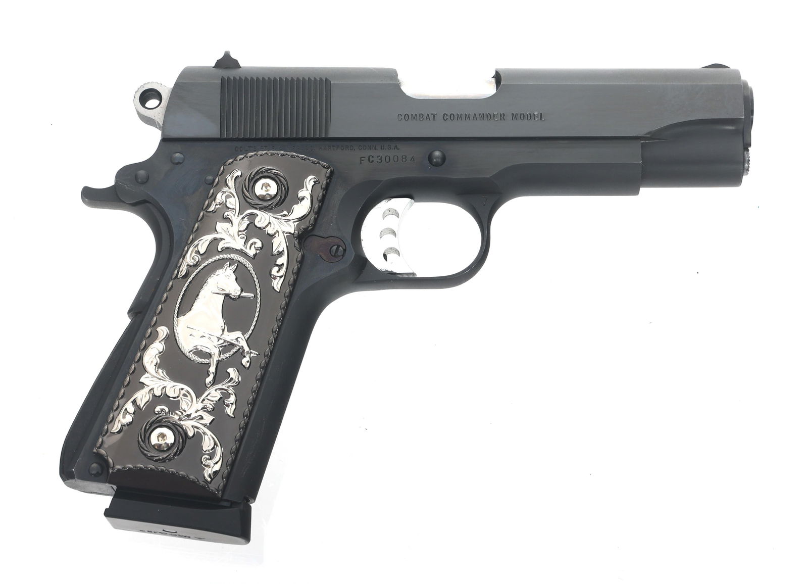 COLT MODEL COMBAT COMMANDER .45 ACP CALIBER PISTOL (1 of 13)