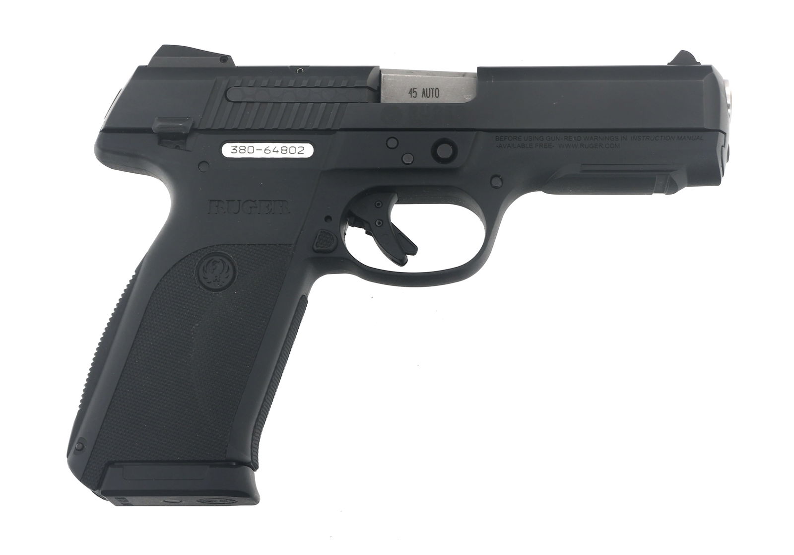 RUGER MODEL SR 45 .45 ACP CALIBER SEMI AUTO PISTOL (1 of 12)