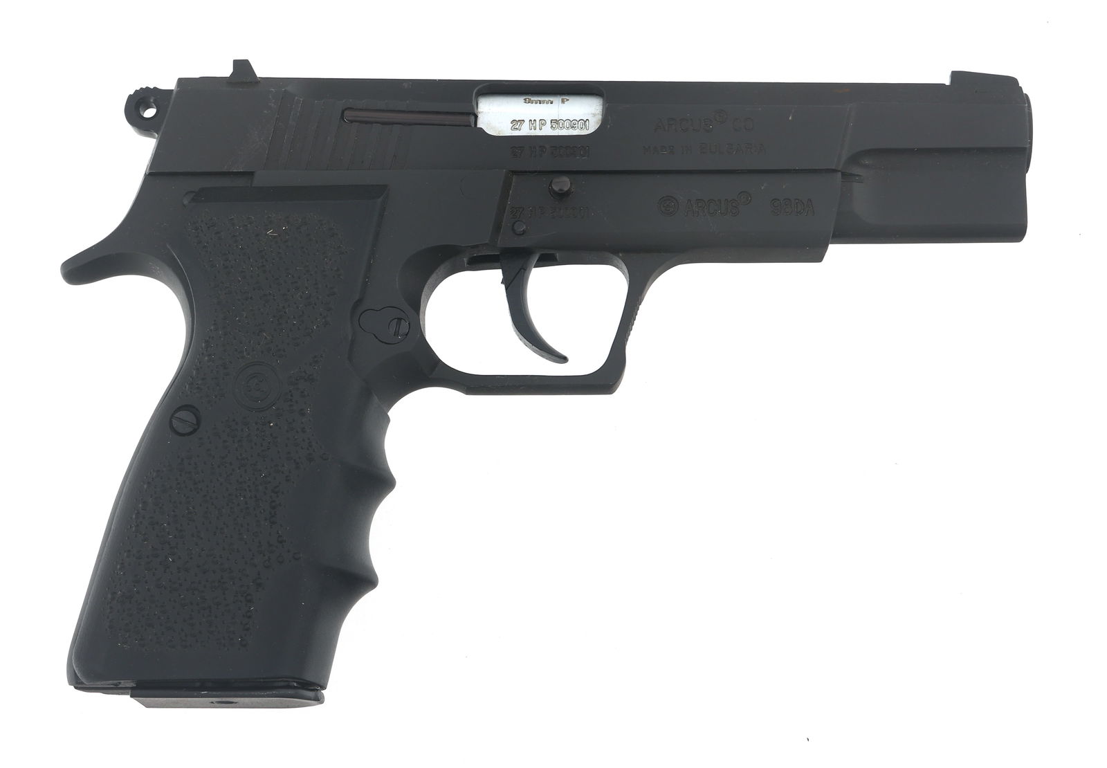 ARCUS MODEL 98DA 9mm CALIBER SEMI AUTO PISTOL (1 of 13)