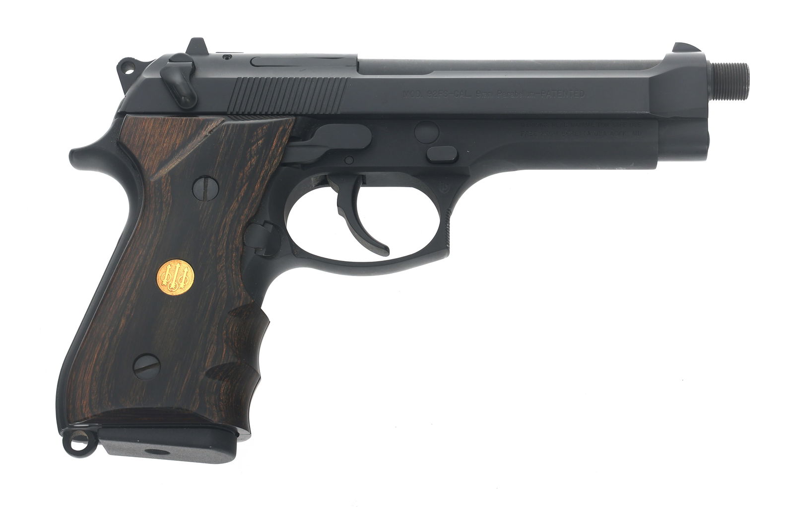 BERETTA MODEL 92FS 9x19mm CALIBER SEMI AUTO PISTOL (1 of 14)