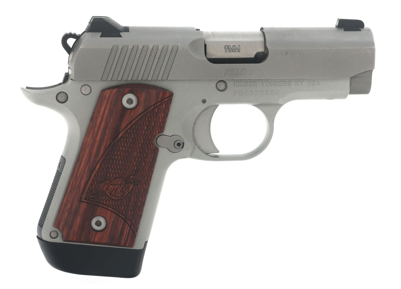 KIMBER MODEL MICRO 9 9mm CALIBER SEMI AUTO PISTOL (1 of 12)