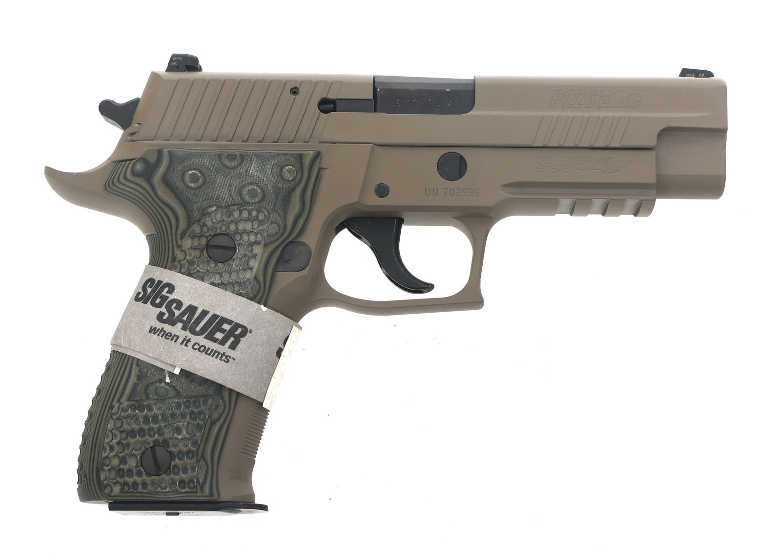 SIG SAUER MODEL P226 ELITE 9mm CALIBER PISTOL (1 of 15)
