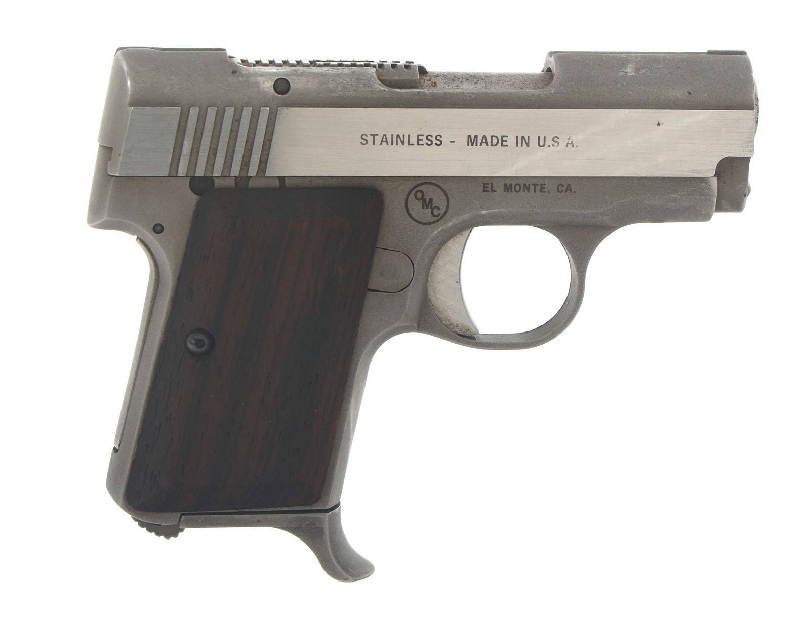 OMC MODEL BACKUP .380 ACP CALIBER SEMI AUTO PISTOL (1 of 12)