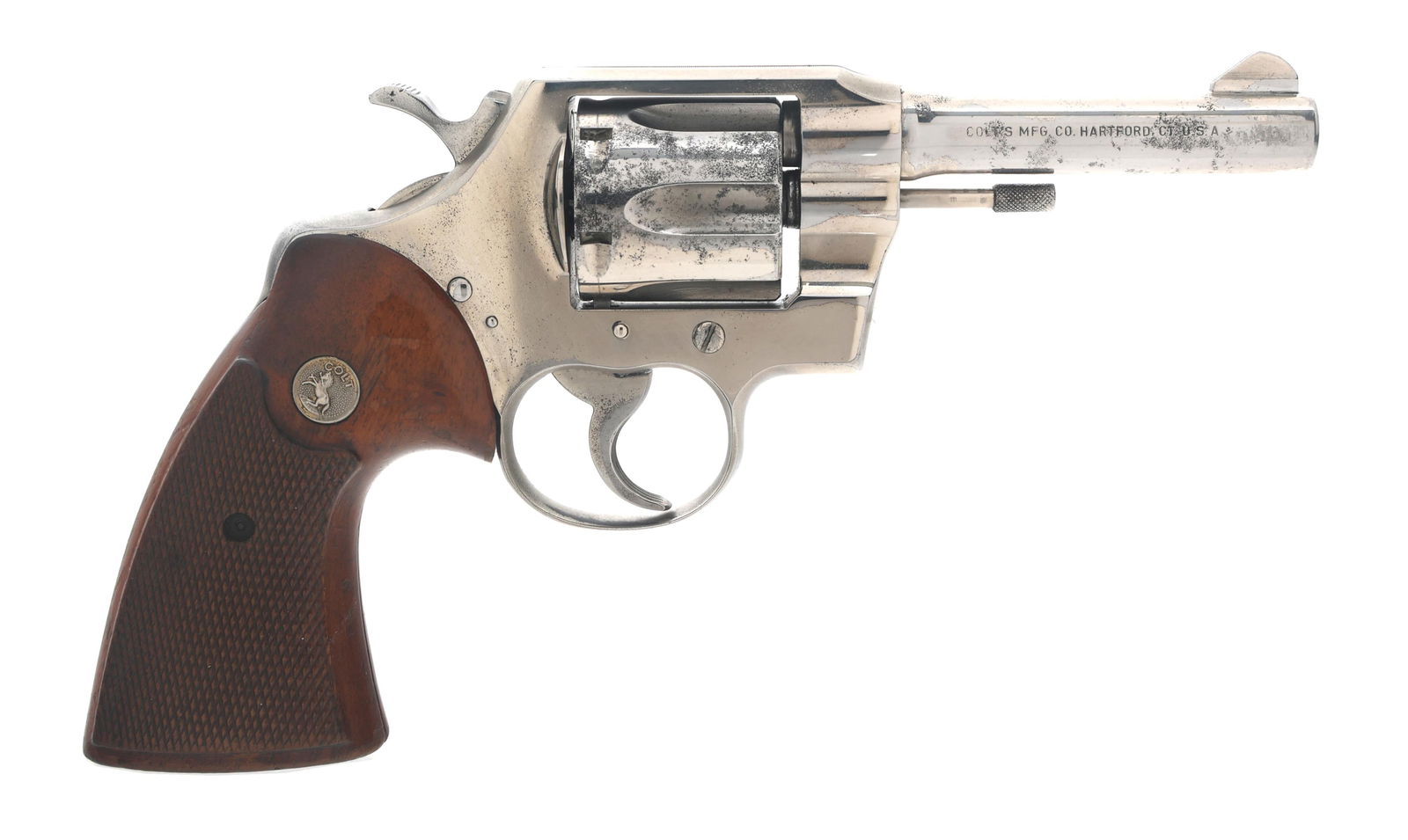 COLT OFFICIAL POLICE .38 SPL CALIBER DA REVOLVER (1 of 14)