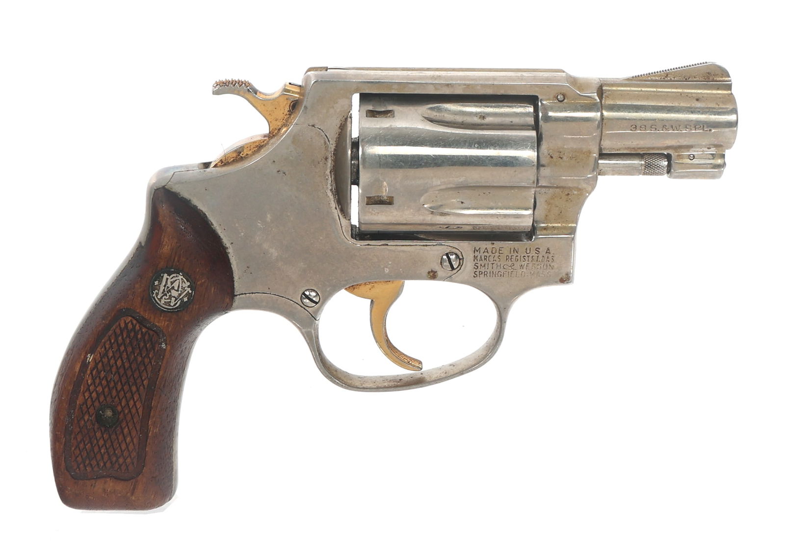 SMITH & WESSON MODEL 36 .38 SPL CALIBER REVOLVER (1 of 12)