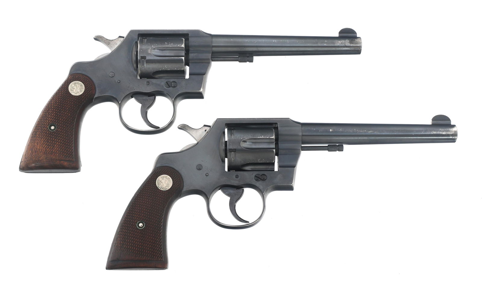 CONSECUTIVE PAIR COLT OFFICIAL POLICE 38 REVOLVERS (1 of 20)