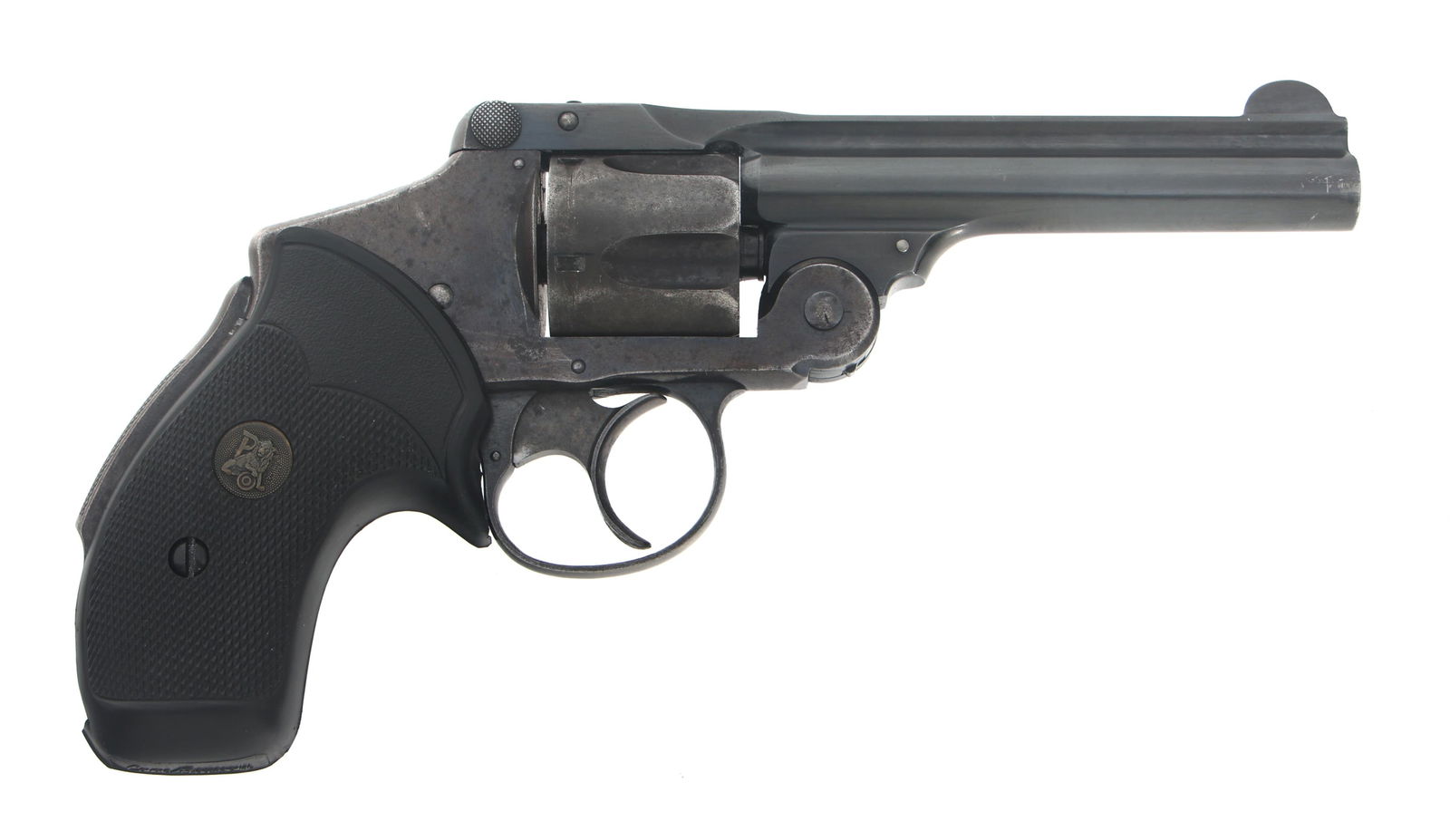 S&W 38 SAFETY HAMMERLESS 4th MODEL REVOLVER (1 of 14)