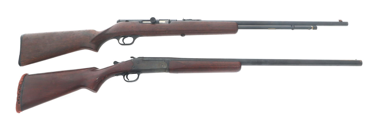 SAVAGE 6A 22 RIFLE & EASTERN ARMS 101.1 16 SHOTGUN: SAVAGE 6A 22 RIFLE & EASTERN ARMS 101.1 16 SHOTGUN Savage Model 6A .22LR caliber rifle and Eastern Arms Model 101.1 16 GA shotgun. A) Savage Model 6A .22 S-L-LR caliber semi automatic rifle. Blued