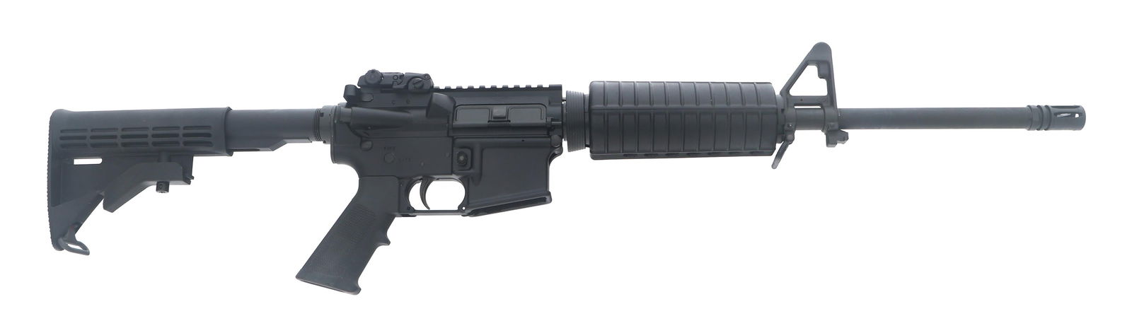 COLT MODEL AR-15A3 .223 REM CAL SEMI AUTO RIFLE: COLT MODEL AR-15A3 .223 REM CAL SEMI AUTO RIFLE Colt Model AR-15A3 .223 REM caliber semi automatic rifle. Matte black finish. A2 front sight. MAGPUL MBUS flip up rear sight. Flat top receiver. Flash h