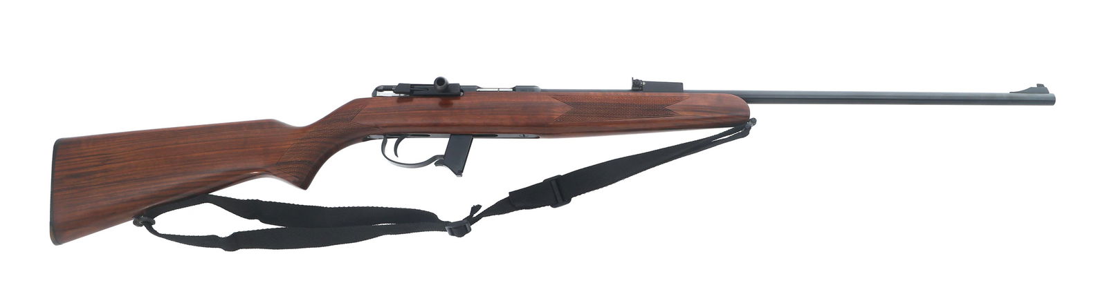 CZ BRNO MODEL ZOM-451 .22 LR BOLT ACTION RIFLE: CZ BRNO MODEL ZOM-451 .22 LR BOLT ACTION RIFLE CZ Brno Model ZOM-451 .22 LR caliber straight pull bolt action rifle. Blued finish. Blade front sight. Adjustable rear sight. Checkered wood stock. Web s