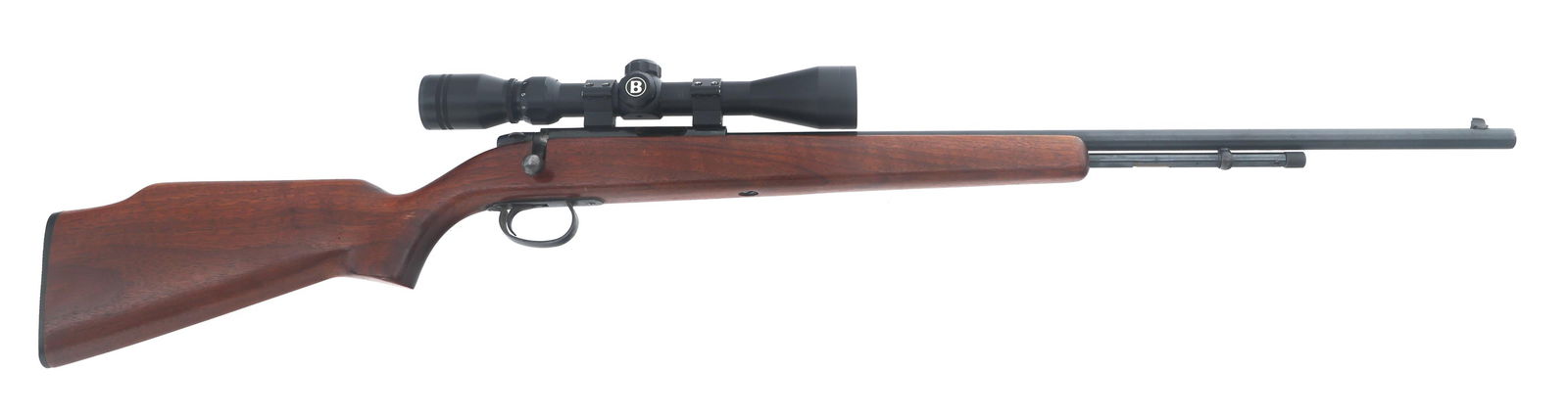 REMINGTON MODEL 582 .22 S-L-LR CALIBER RIFLE: REMINGTON MODEL 582 .22 S-L-LR CALIBER RIFLE Remington Model 582 .22 S-L-LR caliber bolt action rifle. Blued finish. Blade front sight. Bushnell 3-9 power scope with duplex reticle. Wood stock. Calibe