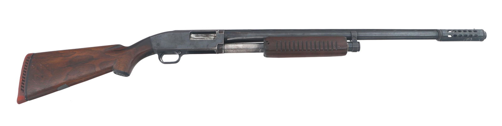 JC HIGGINS MODEL 20 12 GAUGE PUMP ACTION SHOTGUN (1 of 10)